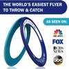 Activ Life 2 Pack Flying Rings for Kids, Fun Beach Toys, Gifts for Boys & Girls Aged 3-14, Cool Family Outdoor Games, Play at Playground, Easter Basket Fillers Birthday Presents, Cyan/Blue view 2