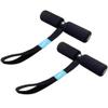 Codinter Quick Hood Loops, T-Shaped Hood Anchor Straps with Solid Aluminum Core for Car Trunk Secure Kayak Bow/Stern Tie-Downs  1 Pair Black view 1