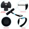 Codinter Quick Hood Loops, T-Shaped Hood Anchor Straps with Solid Aluminum Core for Car Trunk Secure Kayak Bow/Stern Tie-Downs  1 Pair Black view 3