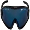 ALPINA Mirrored, 100% UV Protection Sport Sunglasses For Men & Women, Cycling/Running, Removeable Side Protection, 5W1NG, black, one size view 3