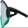 ALPINA Mirrored, 100% UV Protection Sport Sunglasses For Men & Women, Cycling/Running, Removeable Side Protection, 5W1NG, black turquoise, one size view 4