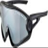 ALPINA Mirrored, 100% UV Protection Sport Sunglasses For Men & Women, Cycling/Running, Removeable Side Protection, 5W1NG, all black matt, one size view 1