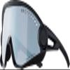 ALPINA Mirrored, 100% UV Protection Sport Sunglasses For Men & Women, Cycling/Running, Removeable Side Protection, 5W1NG, all black matt, one size view 2