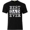100% Cotton Best Dad Ever Shirt, Daddy T-Shirt 3XL Black view 1