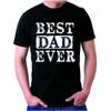 100% Cotton Best Dad Ever Shirt, Daddy T-Shirt 3XL Black view 2