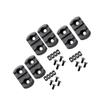 Gotical Multi Slots to Picatinny Rail Adapter 3 Slot Polymer Picatinny Rail Section Three Slots for Handguard 2 Pieces (Set of 6) view 1