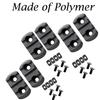 Gotical Multi Slots to Picatinny Rail Adapter 3 Slot Polymer Picatinny Rail Section Three Slots for Handguard 2 Pieces (Set of 6) view 2