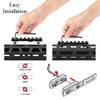 Gotical Multi Slots to Picatinny Rail Adapter 3 Slot Polymer Picatinny Rail Section Three Slots for Handguard 2 Pieces (Set of 6) view 4