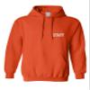 ALLNTRENDS Adult Hoodie Staff Embroidered Top Work Outfit Officer Gift (3XL, Orange) view 1