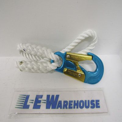 Climb Right Hip PRUSIK- 1/2 X 20 Blue Aluminum Safety Hook