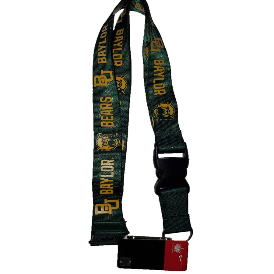 Aminco NCAA Baylor Bears Team Lanyard, Green, One Size