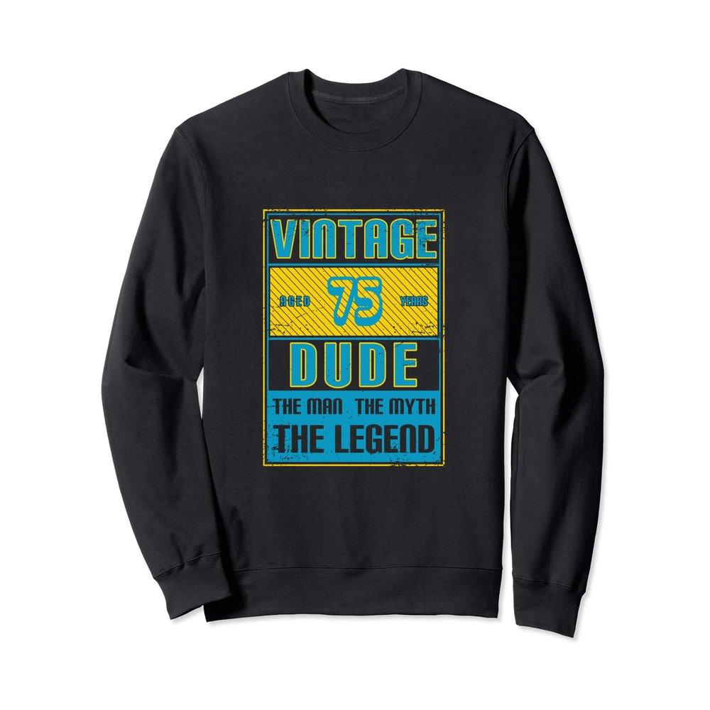 75th Birthday Gifts for Men Age 75 Year Old Vintage Dad 1945 Sweatshirt