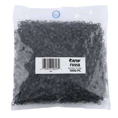Brass Crane Swivels, Size #5, 90 lb (41 kg) Test, Black, 1,000 pc