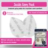 Kung Shoe Grip, Non Slip Sole Adhesive Traction for Slippery Shoes, Clear view 4