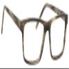 Esquire Designer Men's Rectangular Frame Eyeglasses EQ1527 in Moss/Brown +2.25 view 2