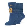 AWS/American Made Lightweight Slouch Socks 3 PAIRS Shoe Size 5-10 (Captains Blue) view 1