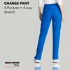BARCO Skechers Vitality Charge Slim Fit Scrub Jogger for Women  New Royal, Mid-Rise, 4-Pocket Bottoms w/ 4-Way Stretch  Moisture Wicking, Quick-Shed, Anti-Static  2XL, Regular Fit view 4