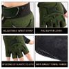 Kids Half Finger Cycling Gloves Non-Slip Fingerless Adjustable Mitten Shock-Absorbing Gloves for Boys Girls Fishing Biking Exercise Training Roller Skating Parkour Outdoor Sports view 3