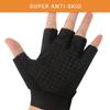 Kids Half Finger Cycling Gloves Non-Slip Fingerless Adjustable Mitten Shock-Absorbing Gloves for Boys Girls Fishing Biking Exercise Training Roller Skating Parkour Outdoor Sports view 4