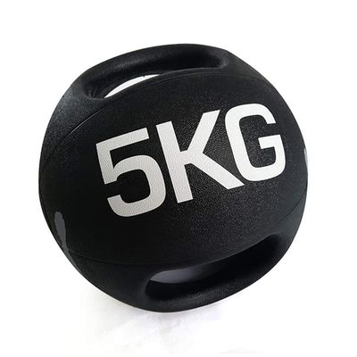 Medicine Balls AGYH Binaural, Rubber Gravity Solid Ball, Fitness Training Balance Elastic Ball, 3KG/4KG/5KG/6KG/7KG/8KG/9KG/10KG (Size : 5kg/11lbs)