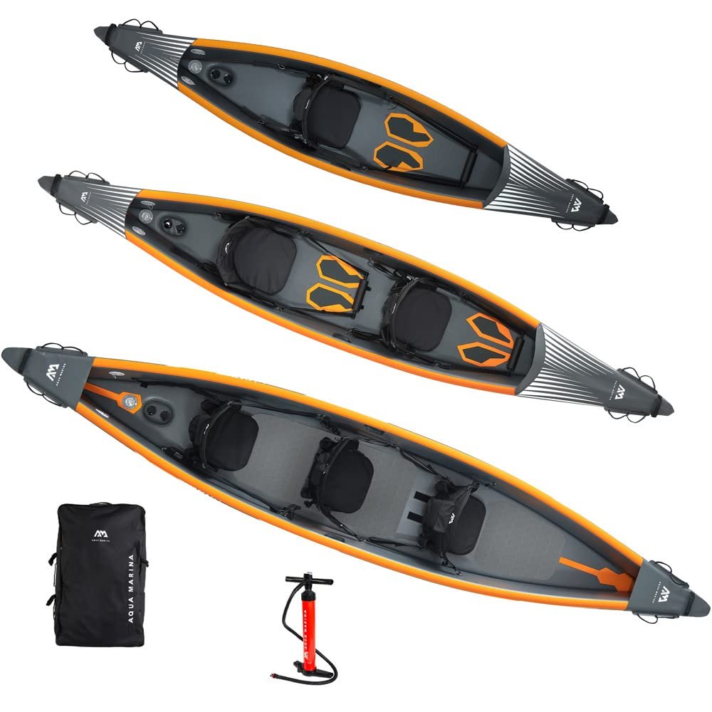 Aqua Marina Tomahawk AIR-C 158 Inflatable High Pressure Speed Kayak/Canoe