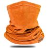 Dymex Neck Warmer Gaiter Winter Fleece Neck Cover Balaclava Windproof Face Cover Mask for Ski Motorcycle (Orange, 1) view 1
