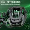 Fishing Baitcasting Reel, Baitcaster Fishing Reels with 18+1BB Stainless Steel Ball Bearings,Magnetic Braking System for Fishing Saltwater Freshwater, Available in 7.2:1 (A:Left-7.2:1) view 4