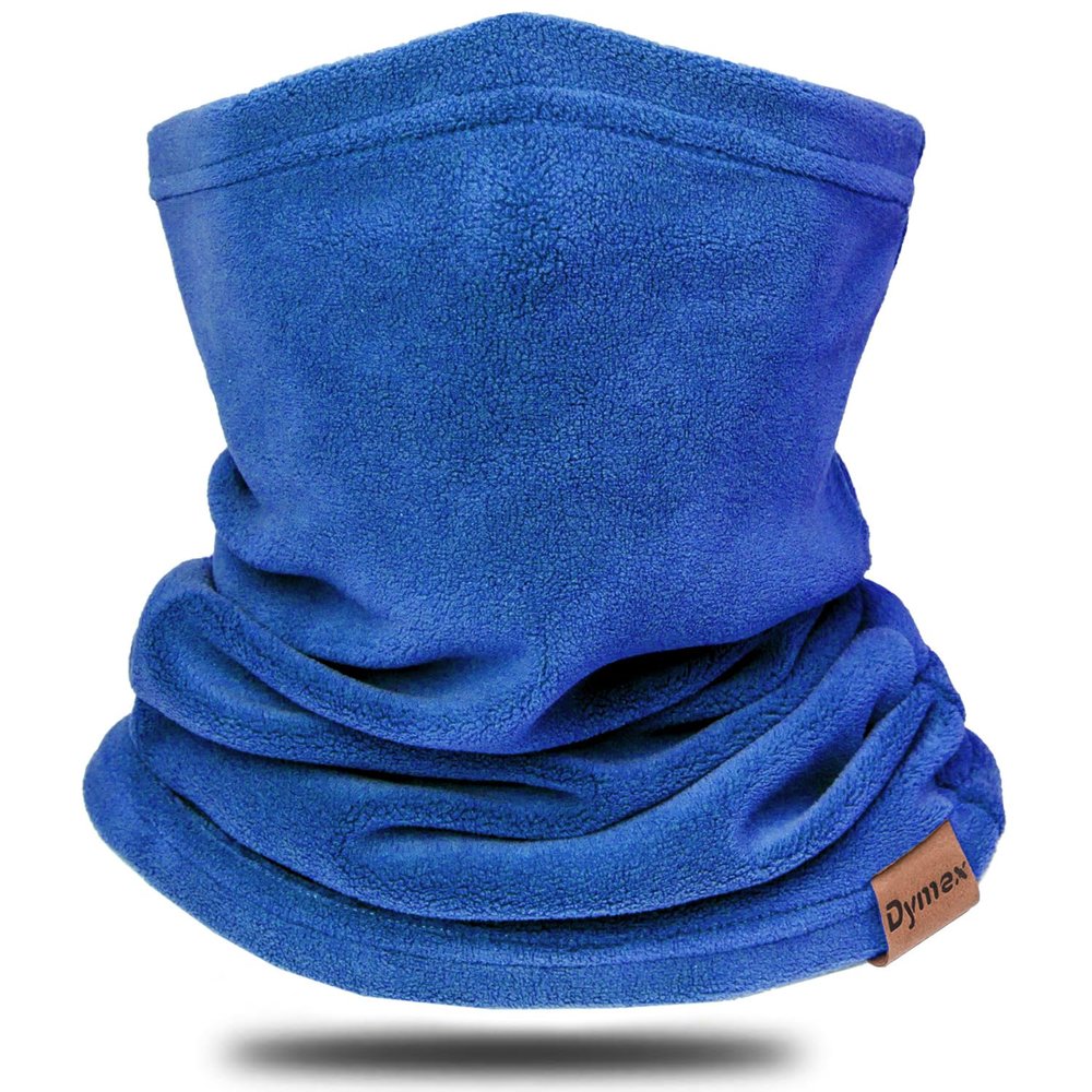 Dymex Neck Warmer Gaiter Winter Fleece Neck Cover Balaclava Windproof Face Cover Mask for Ski Motorcycle (Royal Blue, 1)