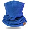 Dymex Neck Warmer Gaiter Winter Fleece Neck Cover Balaclava Windproof Face Cover Mask for Ski Motorcycle (Royal Blue, 1) view 1