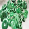 10pcs Green canadia Jade Pendant, Donut Circle O Bead Stone Healing Focal -Earrings 8-20mm (8mm) view 2