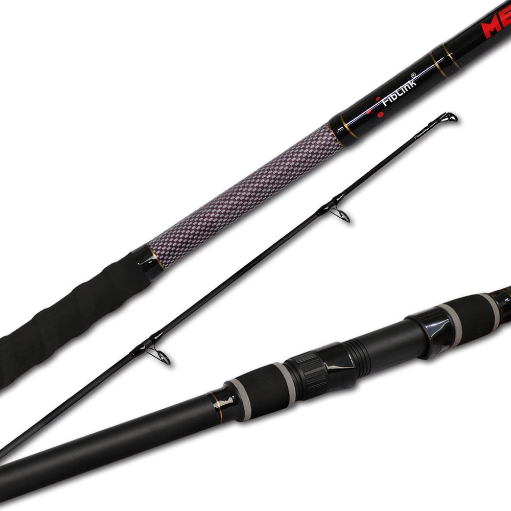 Fiblink Surf Spinning Rod Portable Travel Surf Fishing Rod (9'/10'/10'6"/12'/13'3") (2-Piece 10'6")