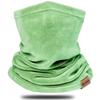Dymex Neck Warmer Gaiter Winter Fleece Neck Cover Balaclava Windproof Face Cover Mask for Ski Motorcycle (Light Green, 1) view 1