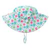 Kaerm Baby Boys Girls Multiple Color Adjustable Beach Fisherman Hat Sun Protective Flat Wide Brim Cap Blue 1 S view 2