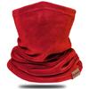 Dymex Neck Warmer Gaiter Winter Fleece Neck Cover Balaclava Windproof Face Cover Mask for Ski Motorcycle (Red, 1) view 1