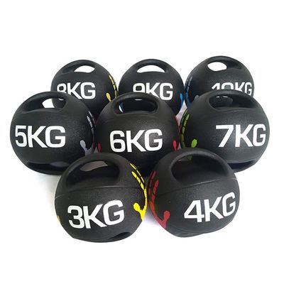 Medicine Balls AGYH Binaural, Rubber Solid Ball Fitness Elastic Ball, Suitable for Home Gym Yoga Studio3KG/4KG/5KG/6KG/7KG/8KG/9KG/10KG (Size : 8kg/17.6lbs)