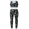 Alvivi Kids Girls Athletic Tracksuits Gym Workout Active Outfits Sleeveless Racer Back Sports Bra Crop Tops with Legging Army_Green 12 view 1