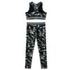 Alvivi Kids Girls Athletic Tracksuits Gym Workout Active Outfits Sleeveless Racer Back Sports Bra Crop Tops with Legging Army_Green 12 view 4