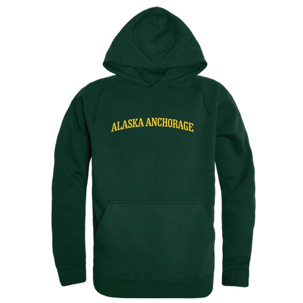 Alaska Anchorage Seawolves NCAA College Pullover Hoodie - Small, Forest Green