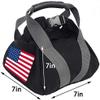2 Pcs Adjustable Canvas-Kettlebell-Sandbag wtih Handle for Training Home Training, Yoga, Fitness (National Flag) view 3