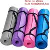 Jnszs Small 15 Mm Thick and Durable Yoga Mat Anti-Skid Sports Fitness Mat Anti-Skid Mat esterilla Fitness gruesa T@ Fitness Mat (Color : Black) view 2