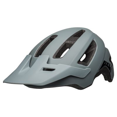 BELL Unisex_Adult Nomad Helmet, Matte Gray/Orange, 53-60