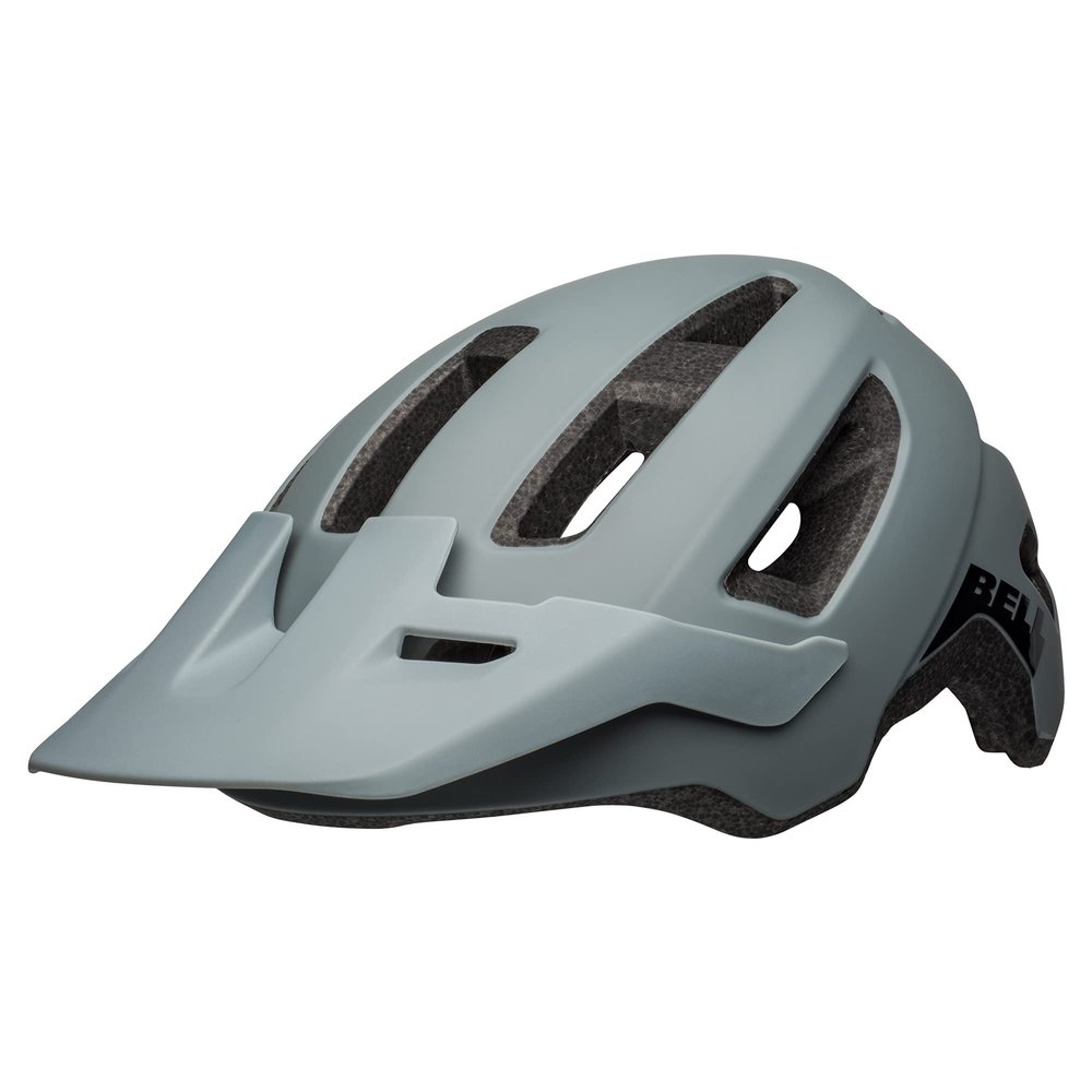 BELL Unisex_Adult Nomad Helmet, Matte Gray/Orange, 53-60