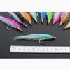 Tigofly 10 pcs 10 Colors 1/0 4cm High Carbon Hook Holo Silver Salmon Trout Sea Bass Steelhead Minnow Fly Fishing Flies Lure Set view 3