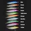 Tigofly 10 pcs 10 Colors 1/0 4cm High Carbon Hook Holo Silver Salmon Trout Sea Bass Steelhead Minnow Fly Fishing Flies Lure Set view 4