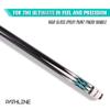 Pathline Pool Cue Stick - 58 inch Canadian Maple Billiard Pool Stick (Blue 21oz) view 4