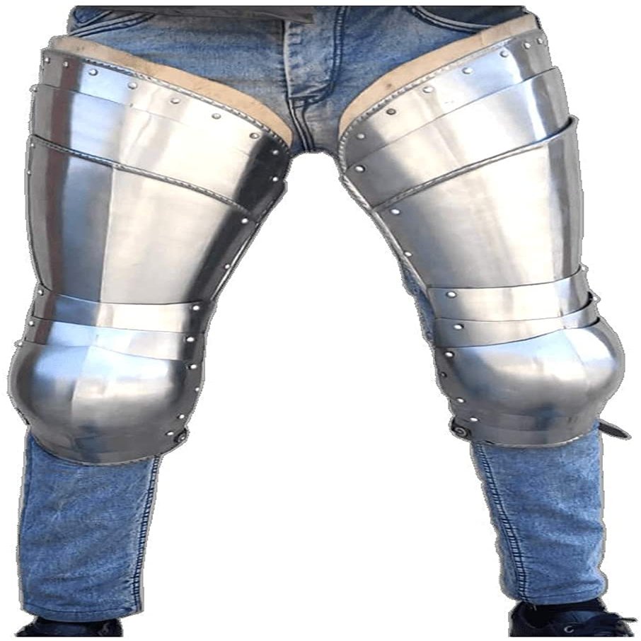 Nautical-Mart Medieval Steel Plate Leg Armor for Medieval Reenactment & Fighting Sport