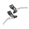 Keenso Brake Levers,Mountain Brake Handlebar Aluminium Alloy Braking Lever Handle Adjustable(BlackSilver) & Parts view 1