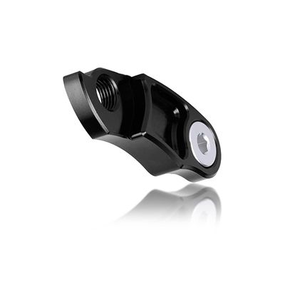 Derailleur Extender, YC02 Rear Derailleur Hanger Extender Tail Hook Mountain Road Bicycle Hanger Extender (Black)