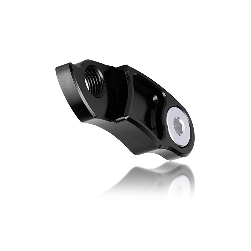 Derailleur Extender, YC02 Rear Derailleur Hanger Extender Tail Hook Mountain Road Bicycle Hanger Extender (Black)
