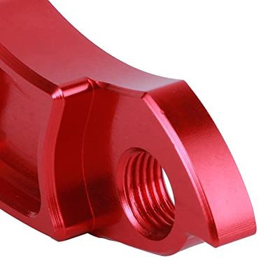 Bike Derailleur Hanger Extender, Enhanced Shifting Accuracy Rear Derailleur Extension Red for Mountain Bikers, Road Cyclists, and Urban Commuters